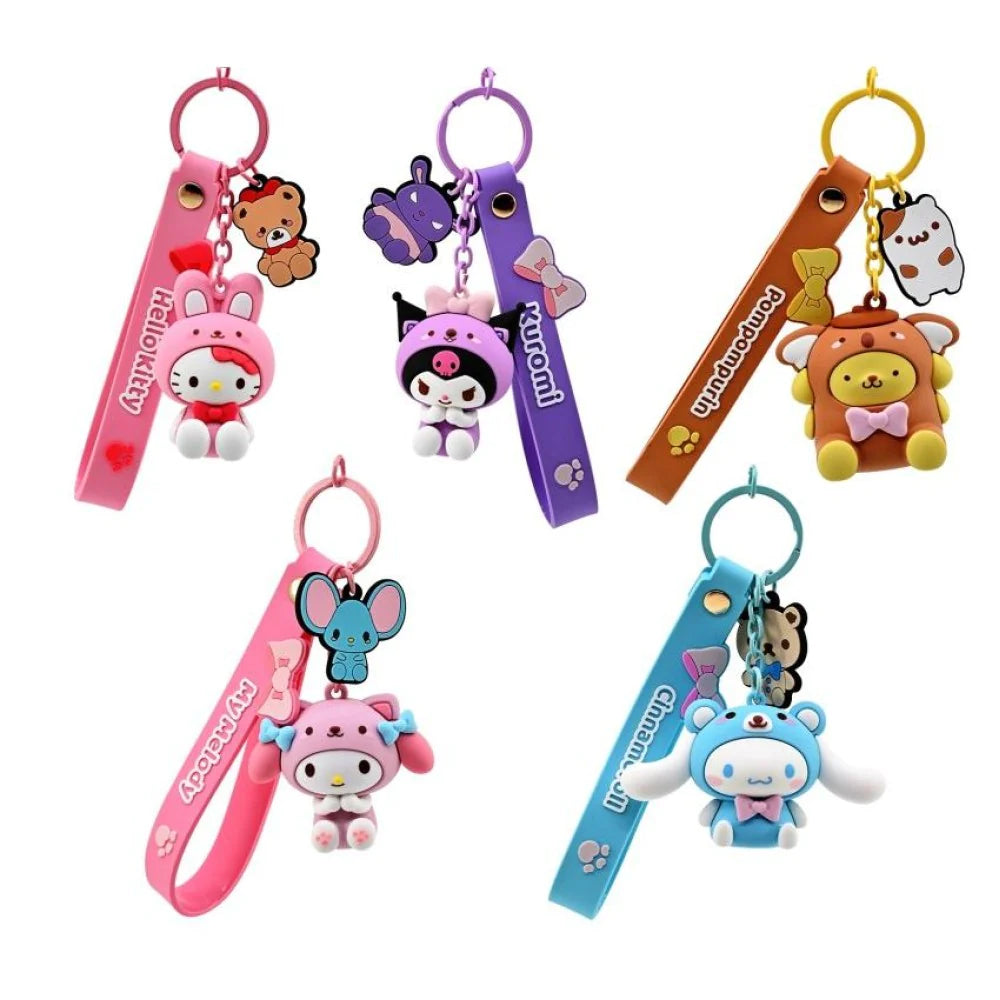 Hello Kitty and Friends - Keychain with Strap Animal Series ...