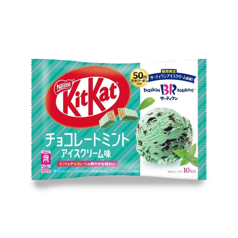 KitKat x Baskin-Robbins - Chocolate Mint - Zak 9 Stuks