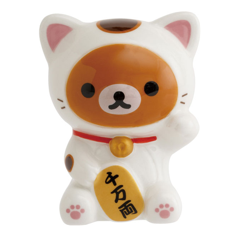 Rilakkuma Maneki Neko Lucky Cat figure