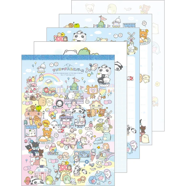 Memoblok Groot - San-X Town - Blue