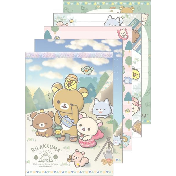 Memoblok Groot - Rilakkuma Komorebi Camp - Adventure