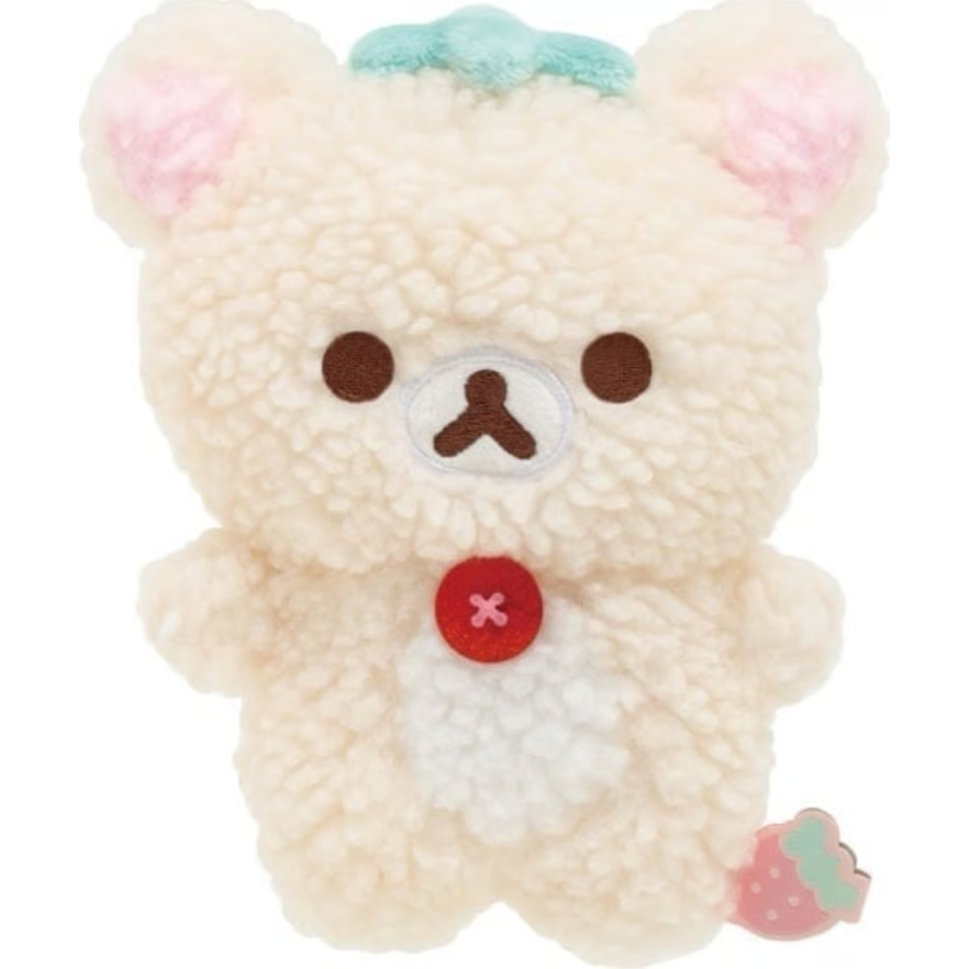 Korilakkuma Plush Coin Purse - Full Of Strawberry Day