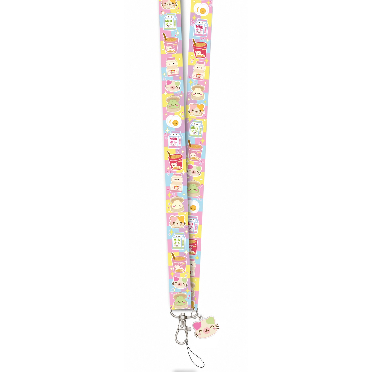 MostCutest.nl Keycord met charm - Kawaii Food & Cats