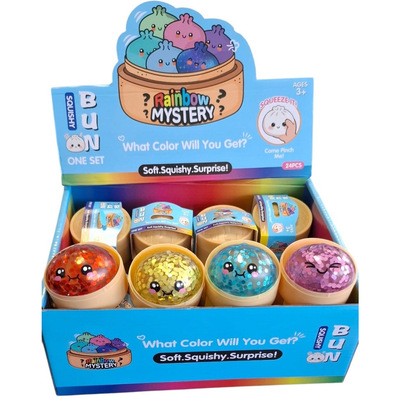 Mini Dumpling Squishy - Big Glitters - Surprise Kleur