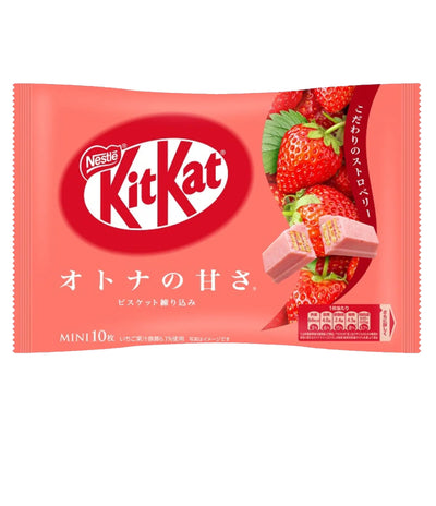 KitKat Mini Strawberry - Zak 10 Stuks