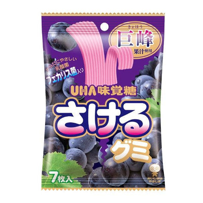 Japanese Sakeru Tearable Gummy Candy – Grape THT 31-03-2025