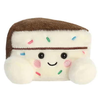 Sprinkles Cake Slice Palm Pal Plush - 13 cm