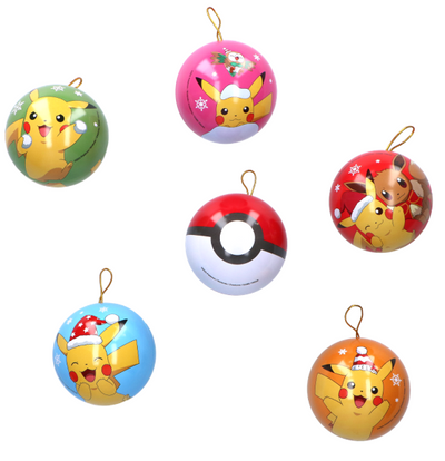 Pokémon Kerstbal met snoepjes - 1 pcs Random design