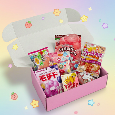 Japanese Pink Kawaii Snack Bundle 💖 - 9 items