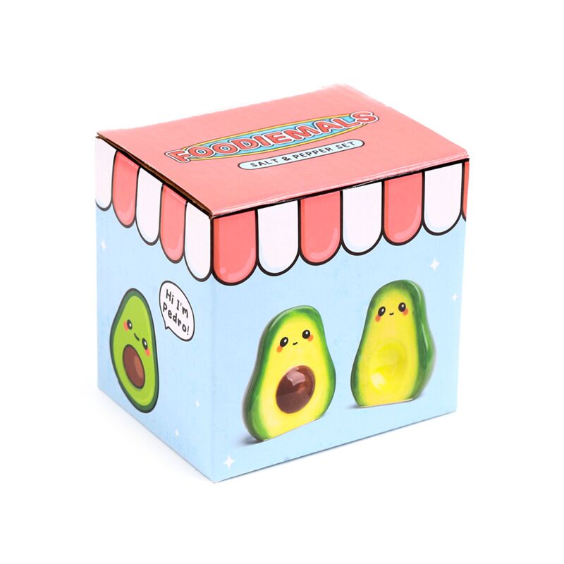 Kawaii Avocado Peper- en Zoutstel