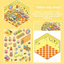 BYO Kawaii Sticker World - Rainbow Colors (Pick One) - DIY Sticker Scene Set