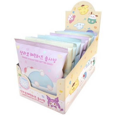 10 PCS BOX - Sanrio Cotton Candy Snack & Sticker THT 1-4-2026