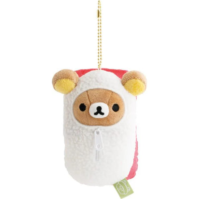Rilakkuma Plushie Keychain - Anytime Sushi - Nigiri
