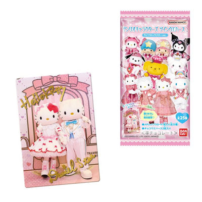 BANDAI Sanrio Live Characters Twin Wafer + Metallic Card - Vol.2