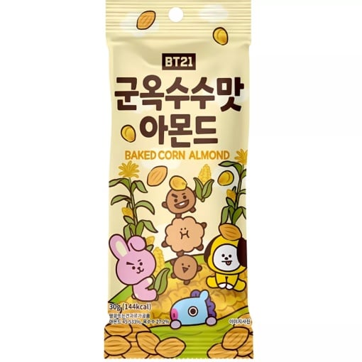 BT21 Baked Corn - Almond Flavour