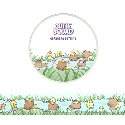 Washi Tape - Capybara Bathing - CutieSquad