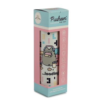 Drinkfles Pusheen Gamer (Thermofles RVS met thermometer)