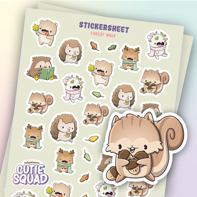 Stickervel - Forest Walk - CutieSquad