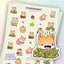 Stickervel - Foxes In Fall - CutieSquad