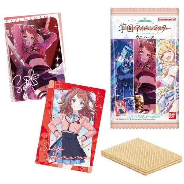 Bandai Idol Master Gakuen Wafer + Card
