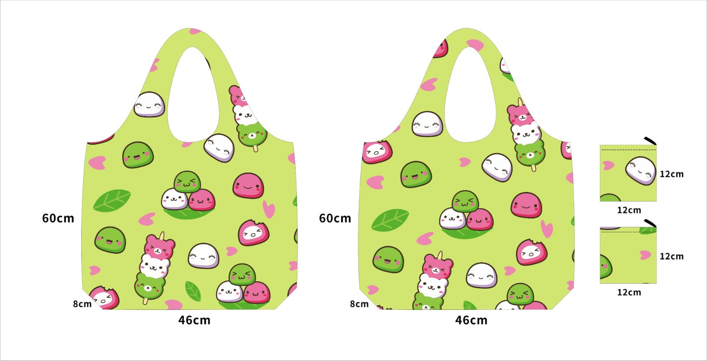 MostCutest.nl Foldable Shopper - Mochi & Dango Eco Bag