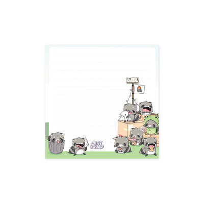 Mini Sticky Notes - Moody Raccoons - CutieSquad