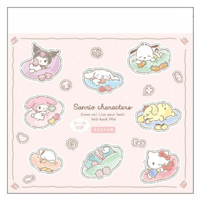 Memoblok & Sticker Sanrio - Pink