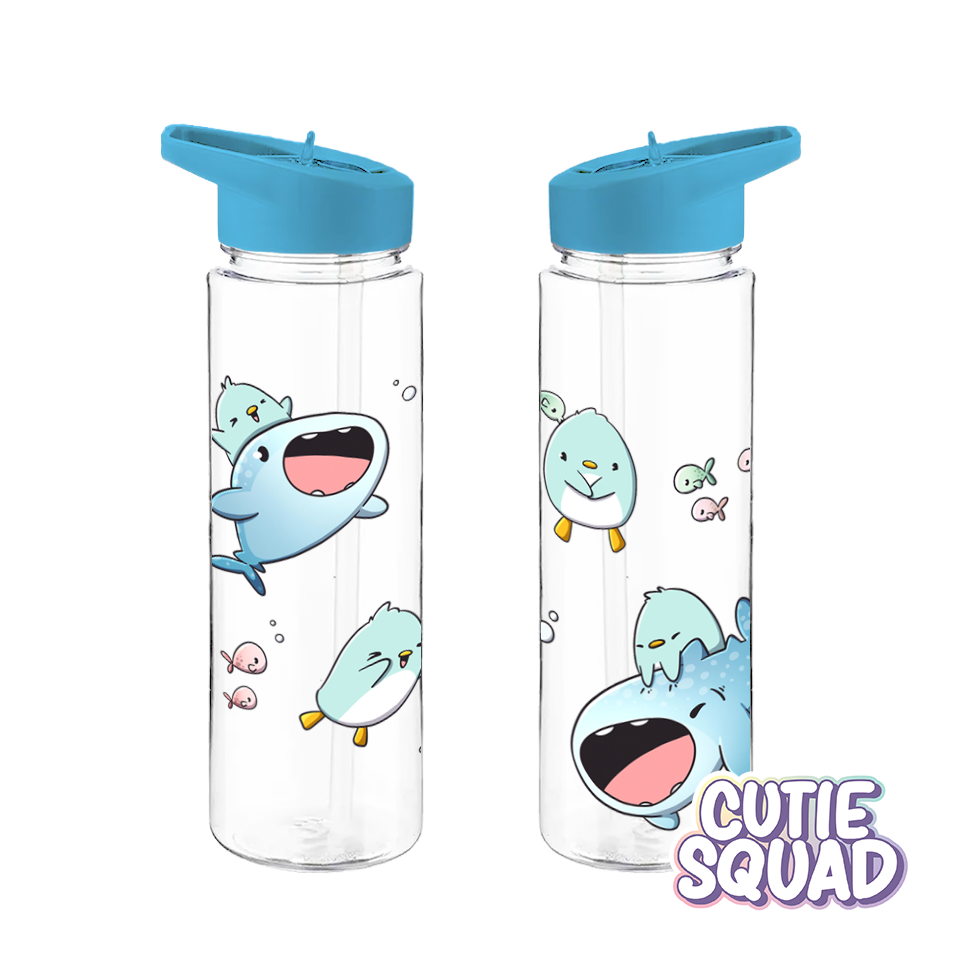 Drinkfles - CutieSquad - Penguins & Whales