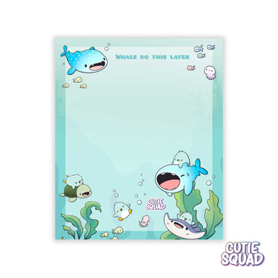 Sticky Notes Block - Penguins & Whales - CutieSquad