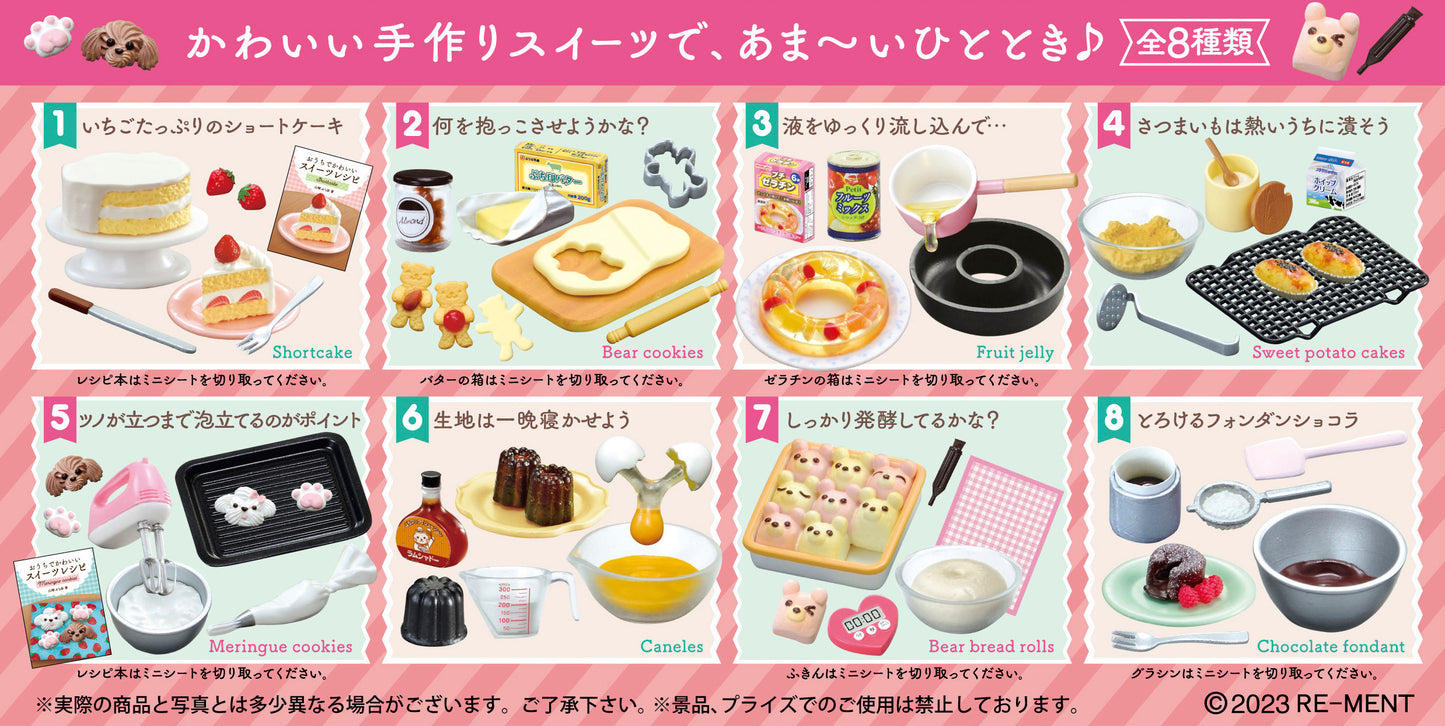 Re-Ment - Cute Sweets Recipe At Home - Blind Box - 1 PCS