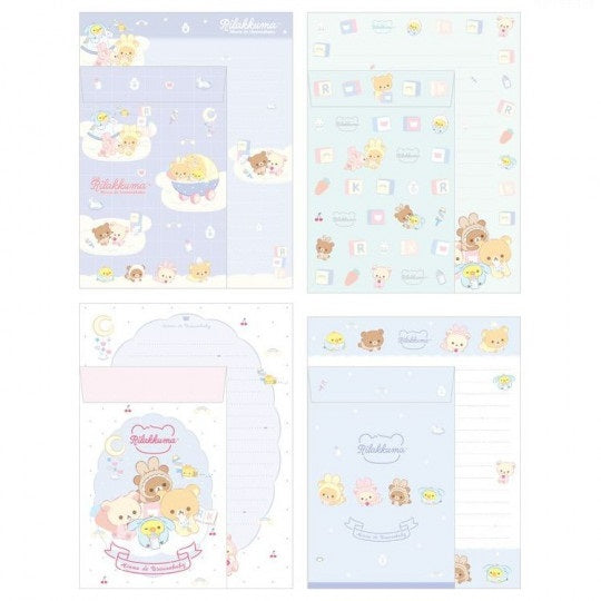 Briefpapierset - Rilakkuma Minna de Usausababy - Blue