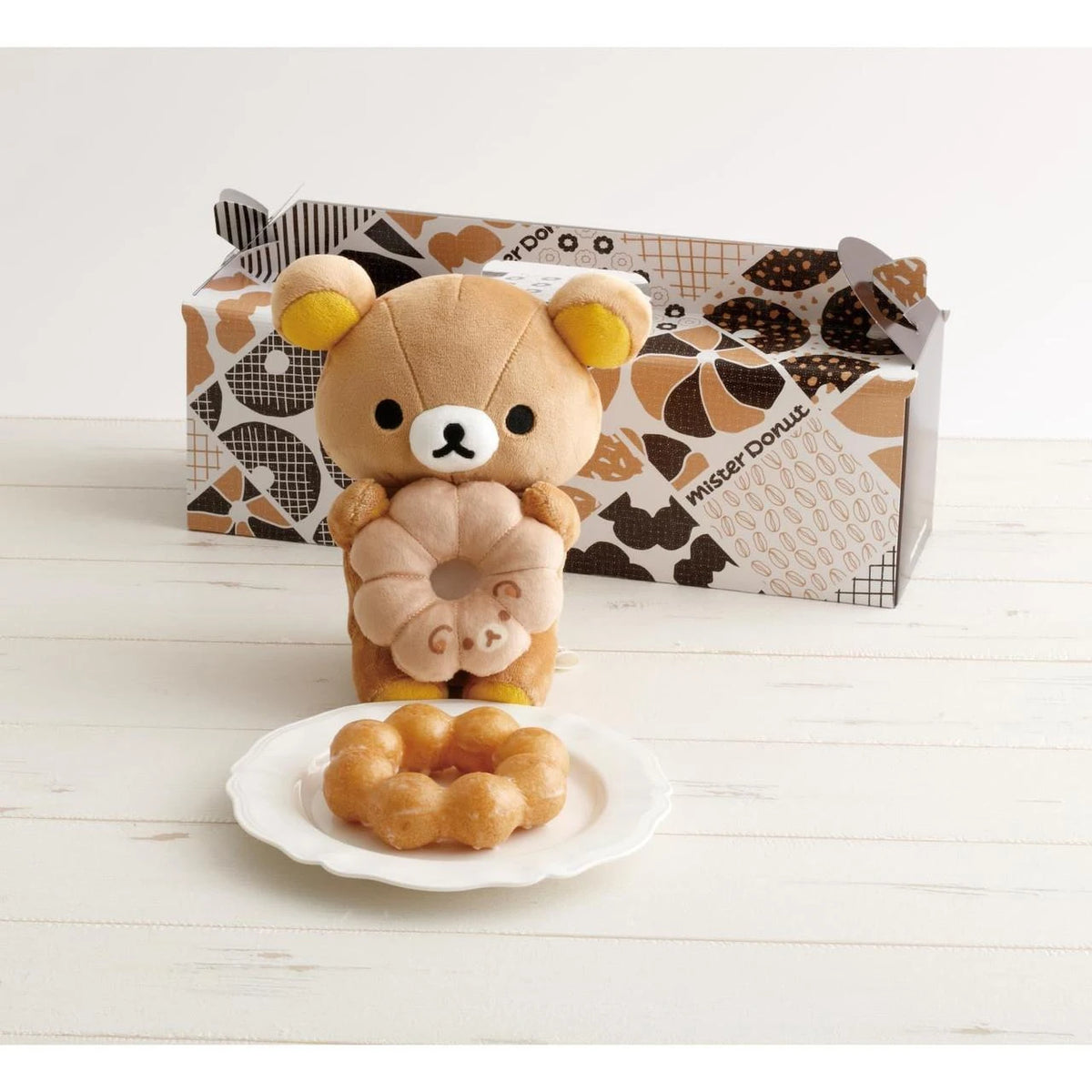 San-X Rilakkuma x Mister Donut - Rilakkuma - 20cm