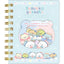 Memoblok Klein met Ringband - Sumikko Gurashi Shirokuma´s Hometown Theme - Blauw