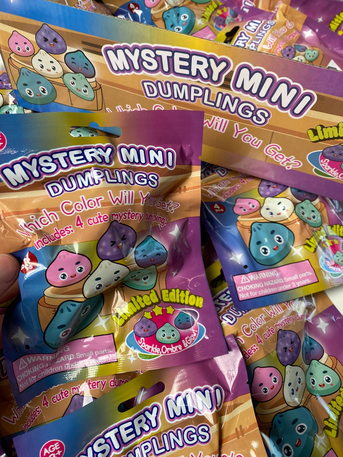 Dumpling Squishy Blind Bag - 4 Surprise Jelly Mini Dumplings in een zakje