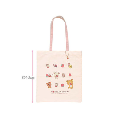 Korilakkuma Tote Bag - Full of Strawberry Day