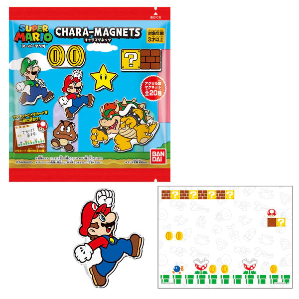 Blindbag Magneet en Memocard Set - Super Mario Characters