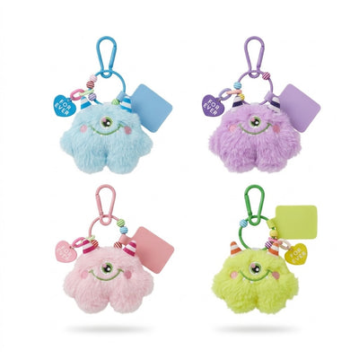 Plushie Fluffy Monster Keychain - Kies je kleur