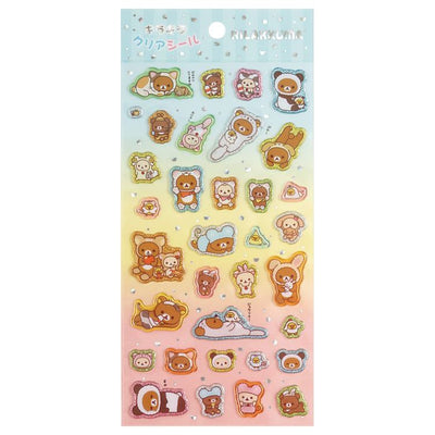 Stickervel Glitter San-X Rilakkuma - Animals