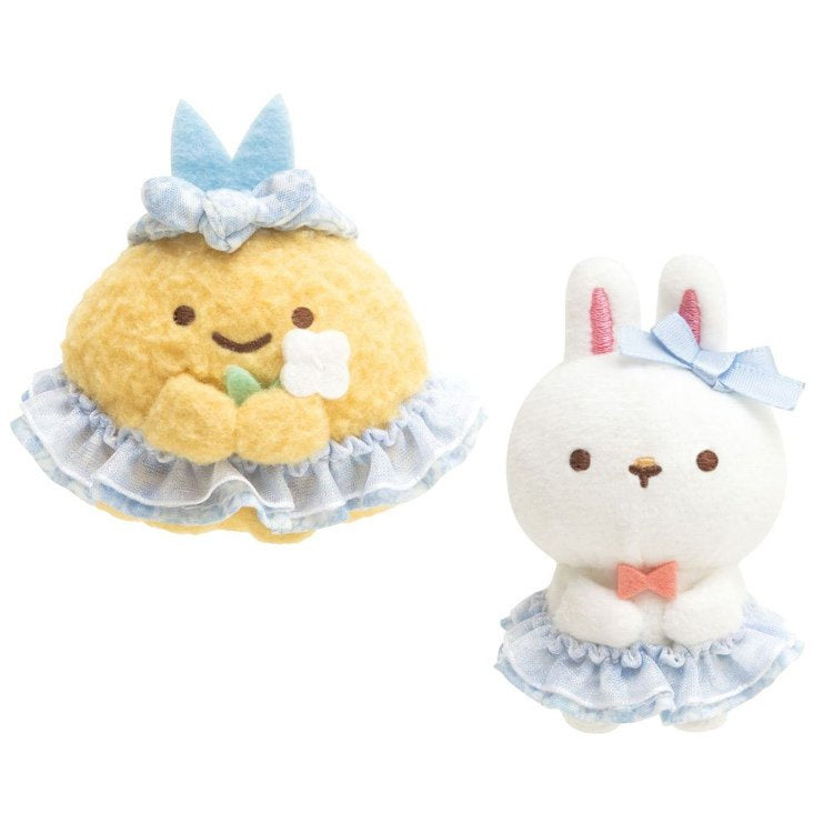 San-X Sumikkogurashi Tenori Plush Set - Ajifurai & Minarai Kousagi