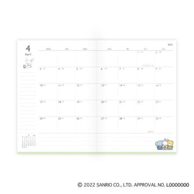 Sanrio Jaarplanner 13x18 cm - 2022-10 - 2024-3 - Peek-a-boo
