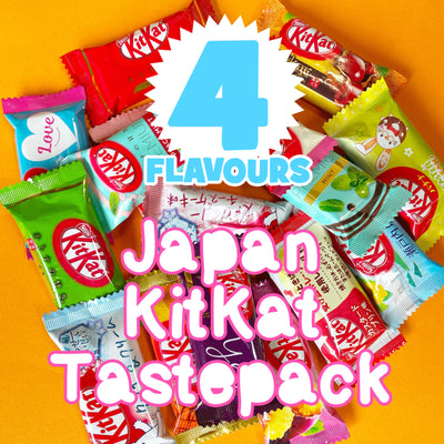 4 Smaken - Japanse KitKat Proefpakketje 4 Mini's
