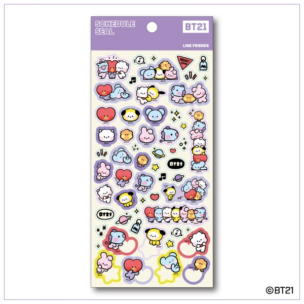 Stickervel - BT21 - White