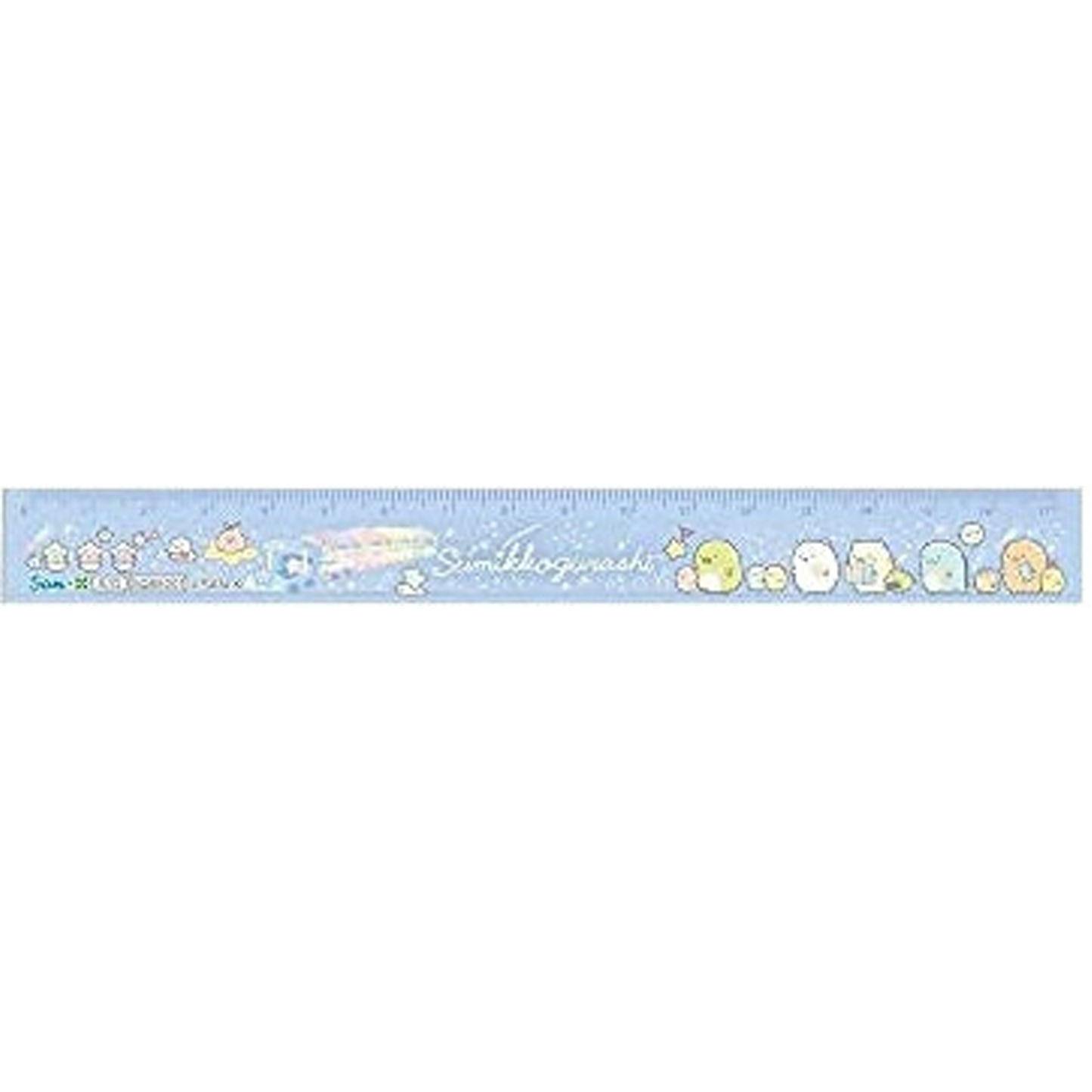 Lineaal San-X Sumikkogurashi Hoshizora Sampo - Blauw