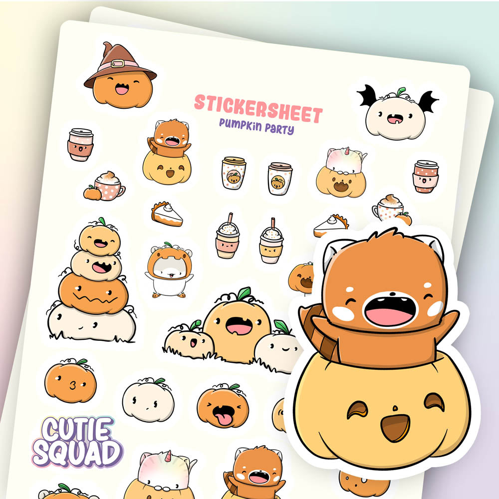 Stickervel - Pumpkin Party - CutieSquad