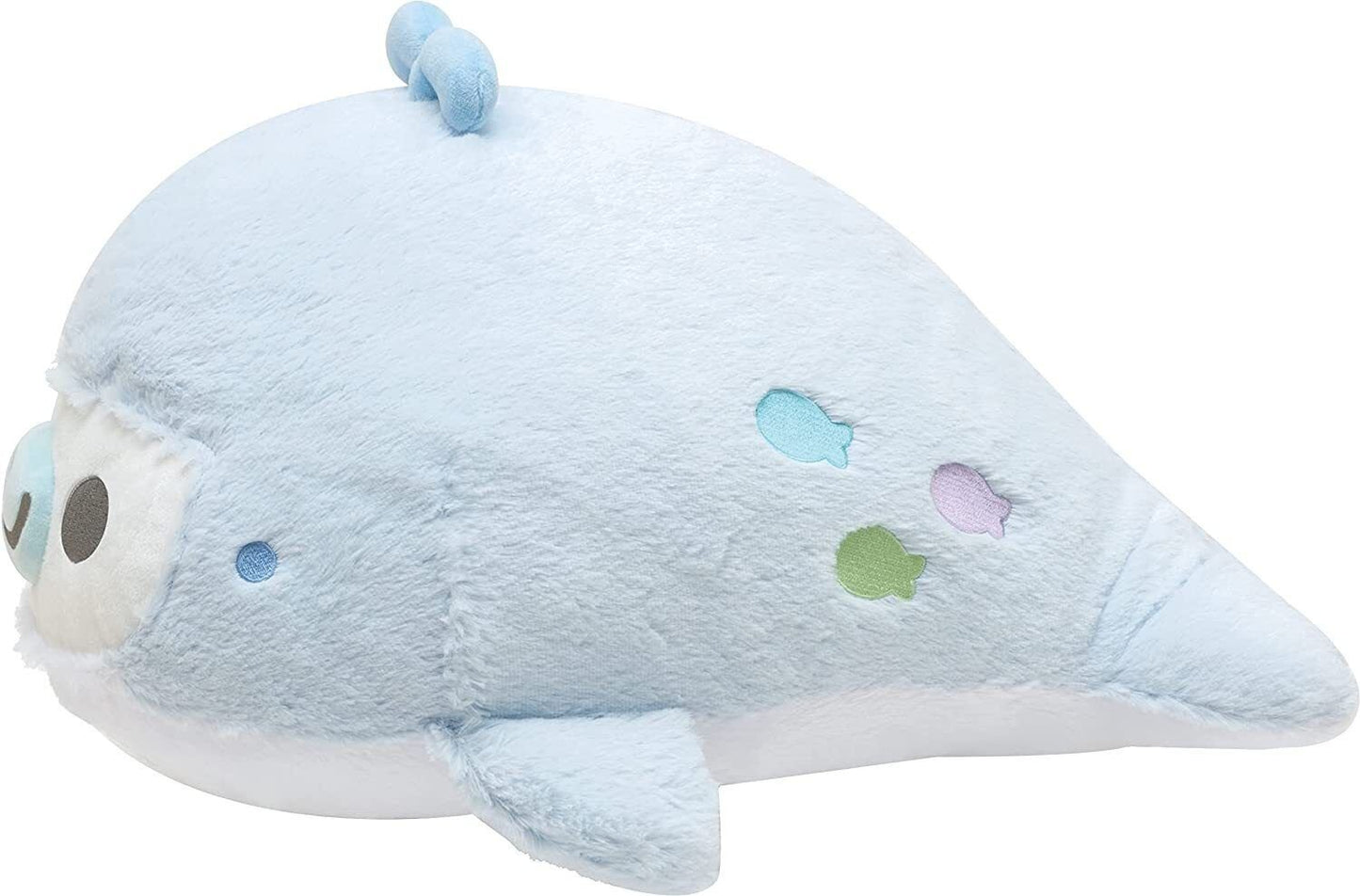 Large Plush San-X Classic Mamegoma Whale (Sky Aquarium)